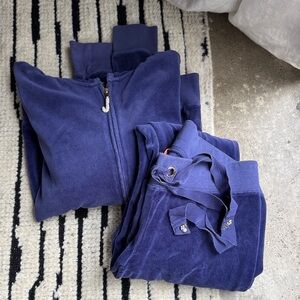 Dark purple juicy Velour Tracksuit y2k